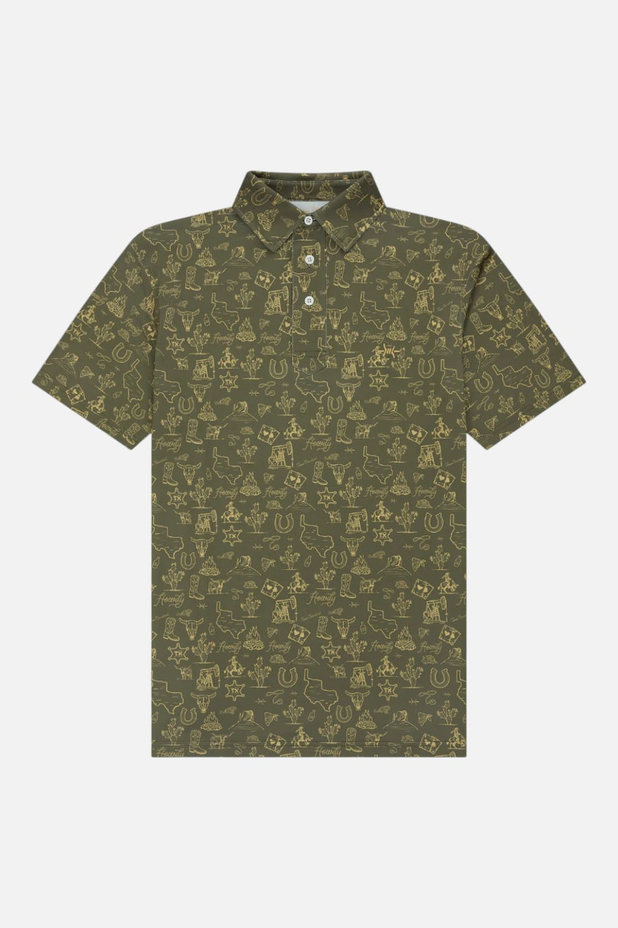 Texas Standard Traditions Polo in Outlaw Agave Green