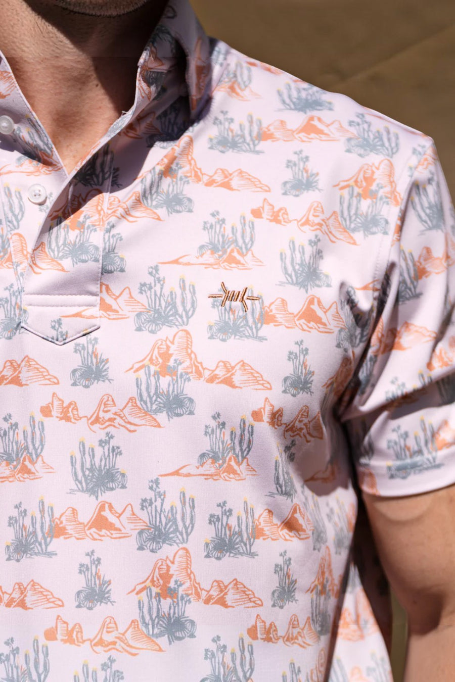 Texas Standard Traditions Polo in Softbrush Tan