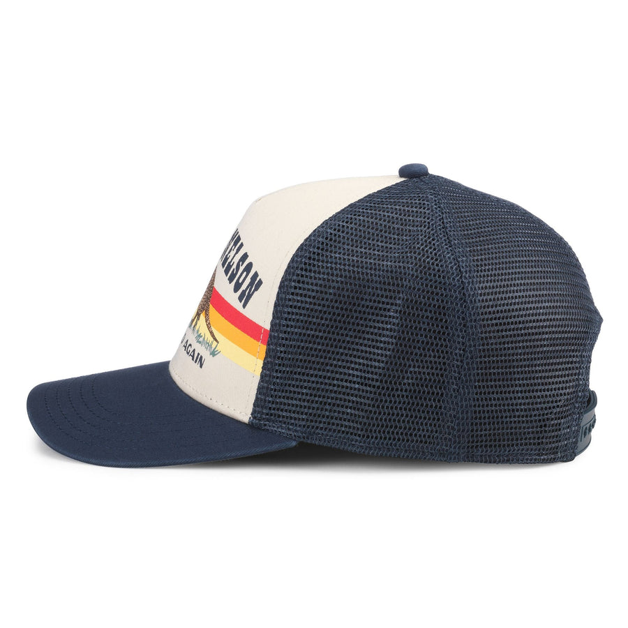 American Needle Willie Nelson Sinclair Hat in Navy / Ivory