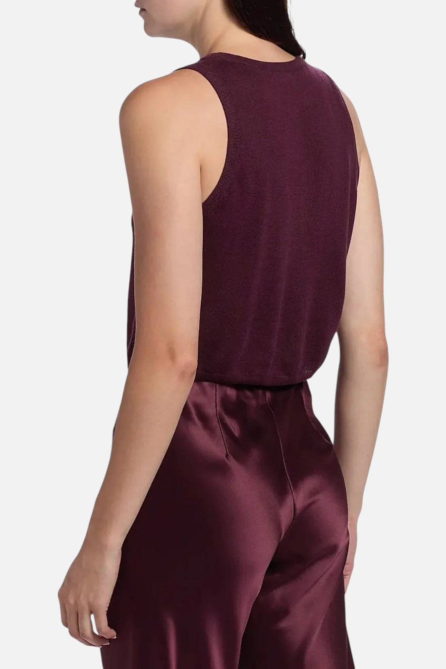 Cami NYC Dia Sweater Vest in Blackberry