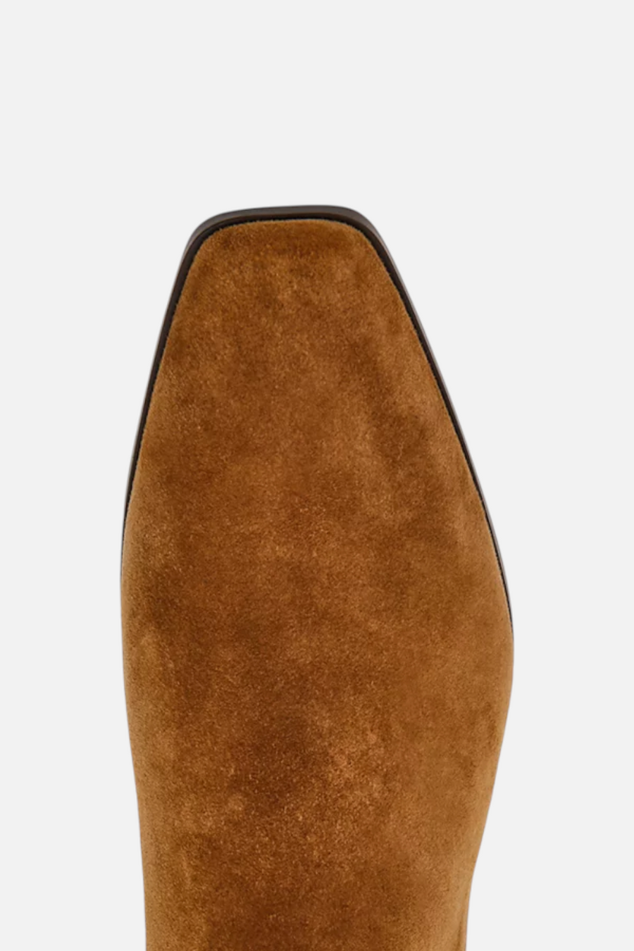 Steve Madden Dusty Block-Heel Booties in Chestnut Suede