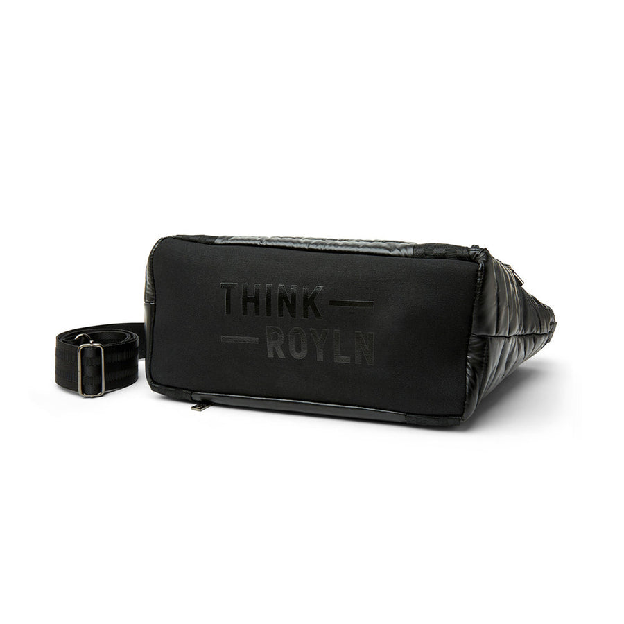Think Royln Jr Jetset Wingman Handbag in Pearl Black
