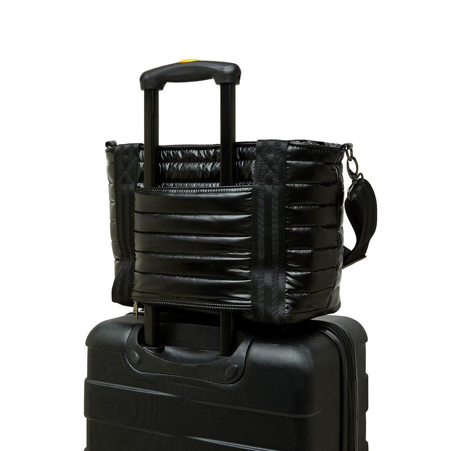 Think Royln Jr Jetset Wingman Handbag in Pearl Black