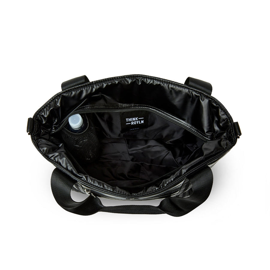 Think Royln Jr Jetset Wingman Handbag in Pearl Black