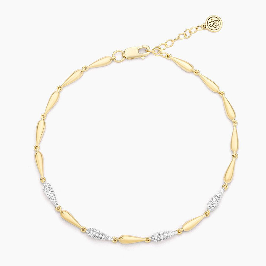 Ella Stein Raindrops Falling Chain Bracelet in Gold