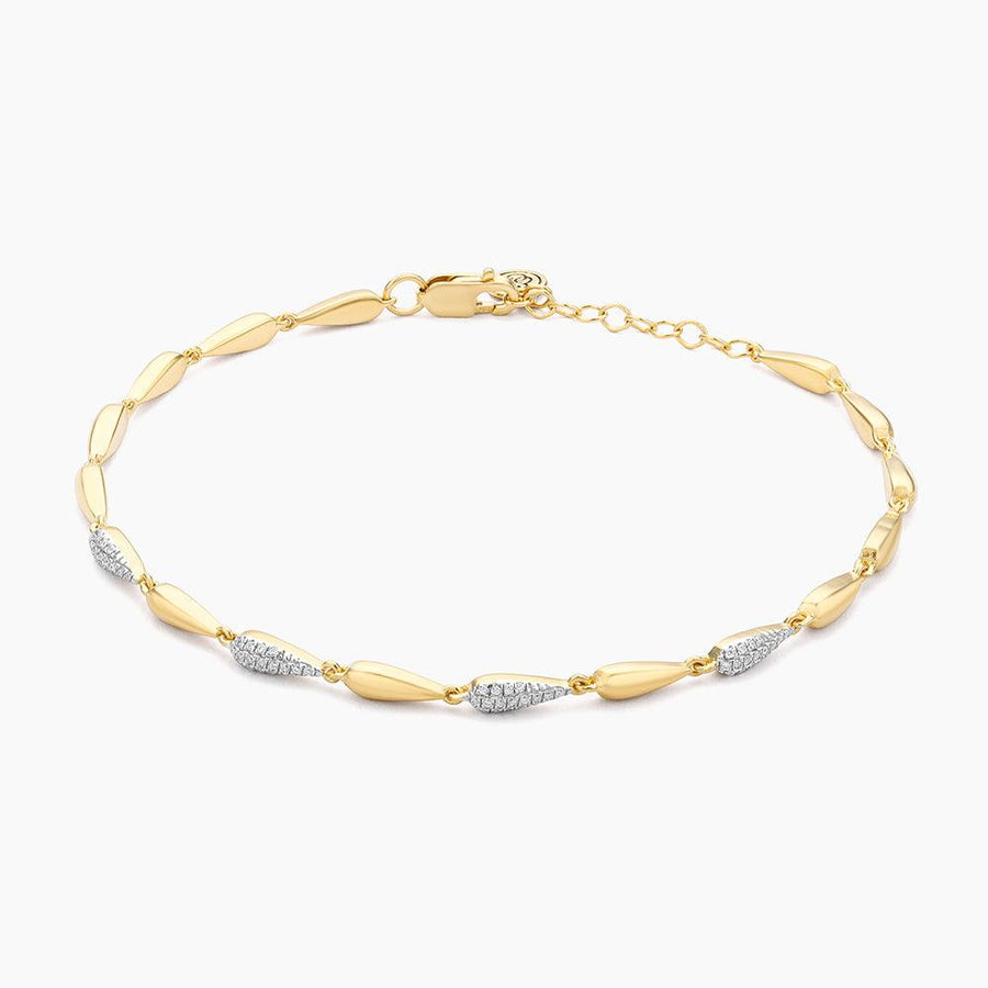 Ella Stein Raindrops Falling Chain Bracelet in Gold