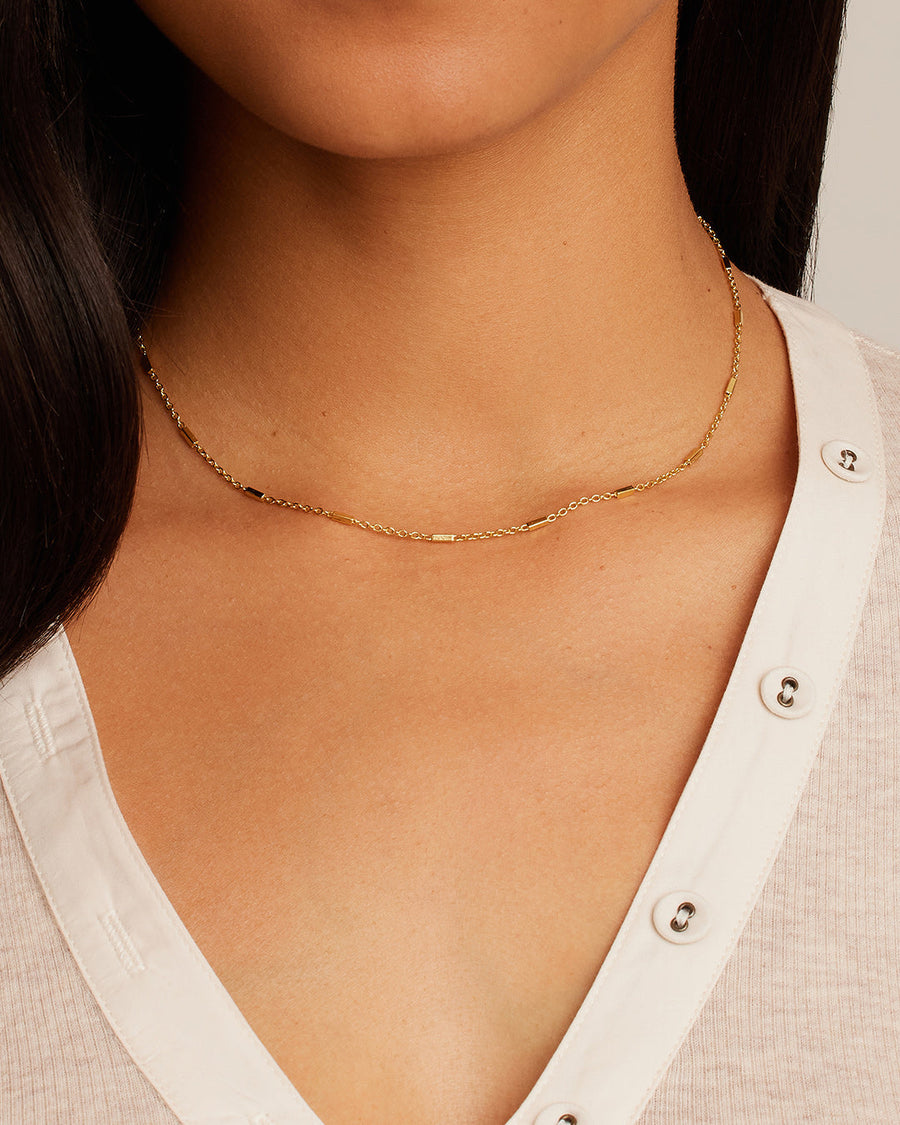 Gorjana Tatum Necklace in Gold