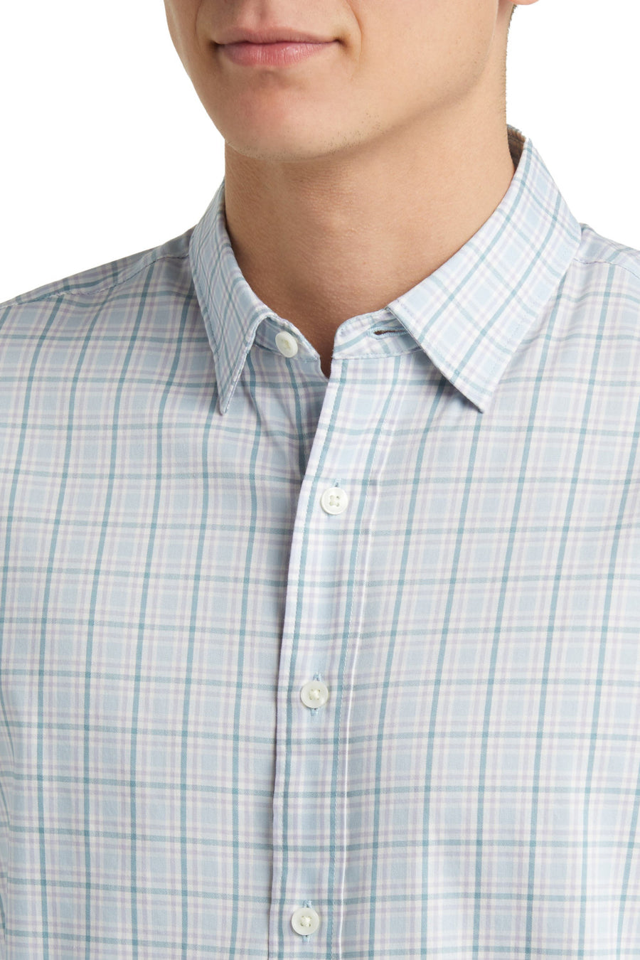 Faherty Movement Button-Up Shirt in Seaside Way Plaid
