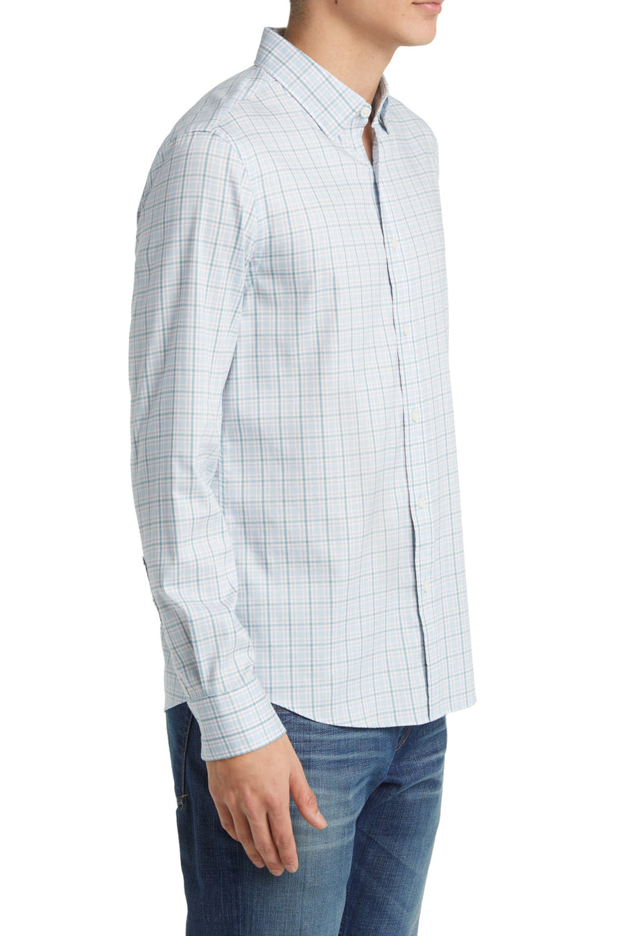 Faherty Movement Button-Up Shirt in Seaside Way Plaid