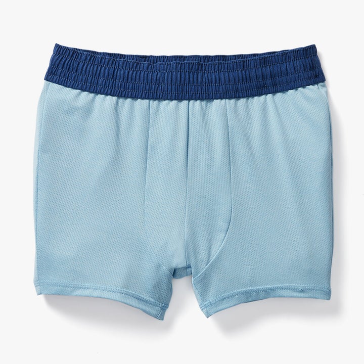 Fair Harbor Kids Bayberry Swim Trunk in Blue Island Hopper