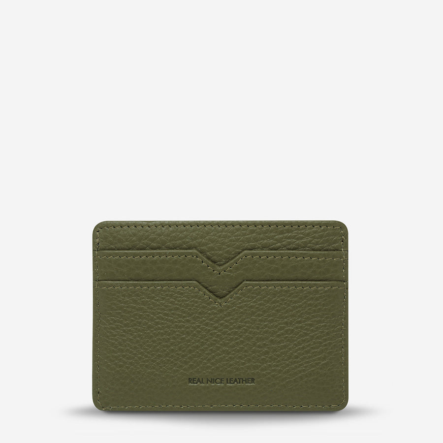 Status Anxiety Together For Now Wallet in Khaki