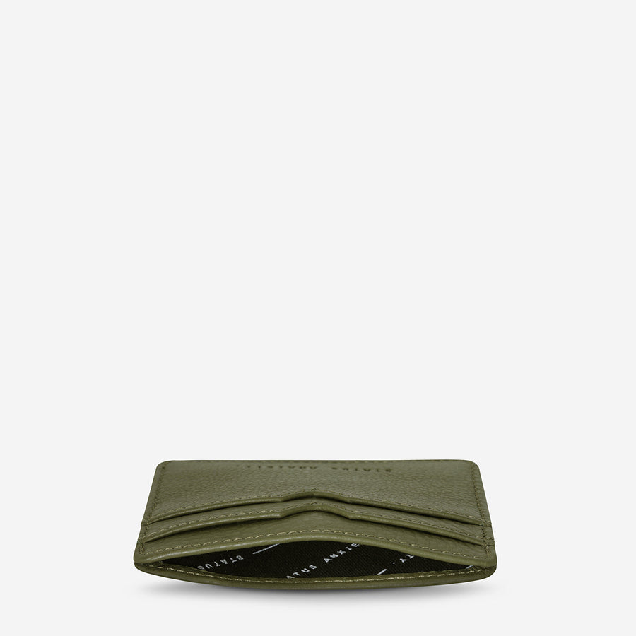 Status Anxiety Together For Now Wallet in Khaki