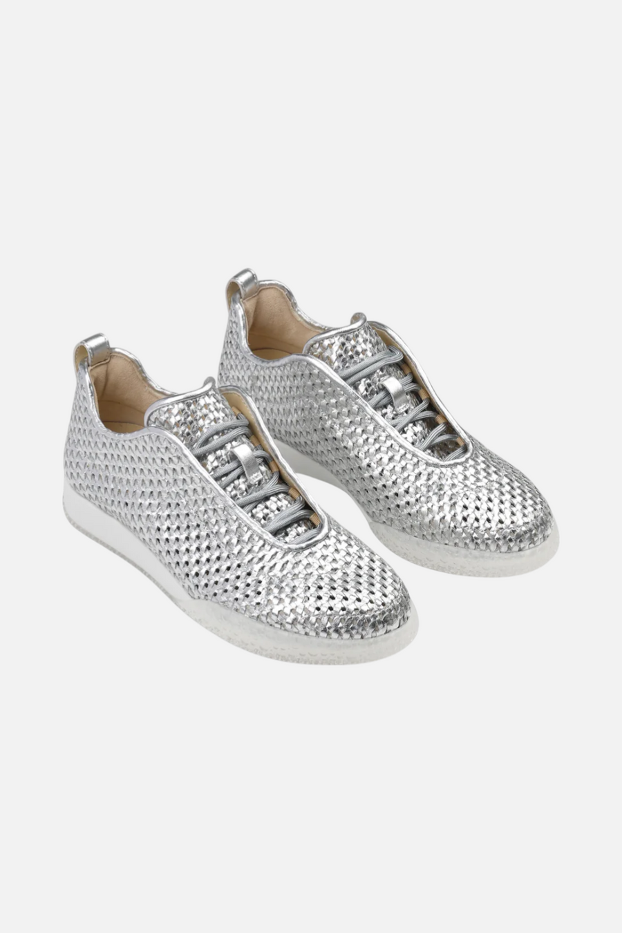 4ccccees Women's Bubble Hay in Silver – back view