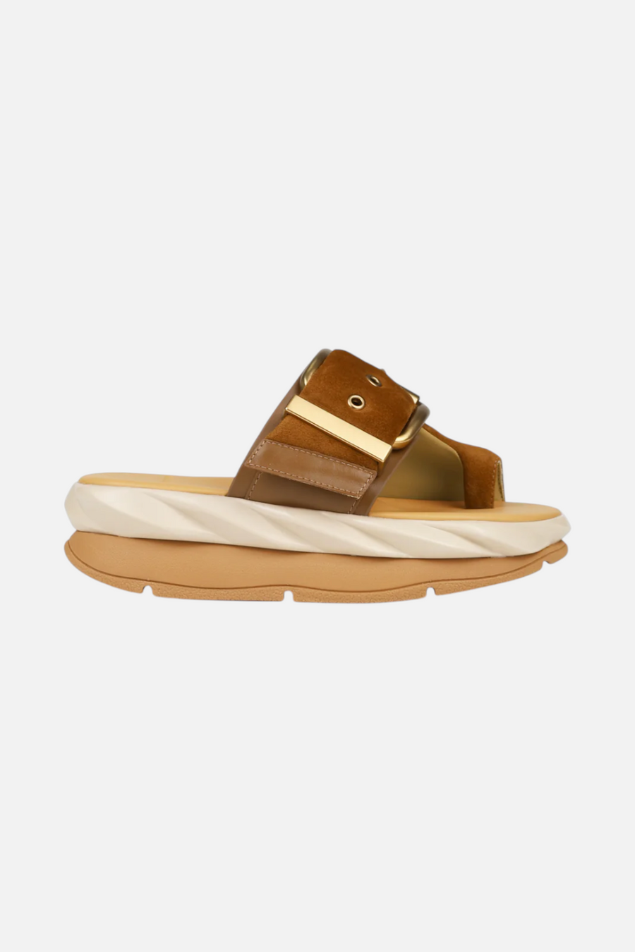 4ccccees Women's Mellow Glow in Soft Brown – front view