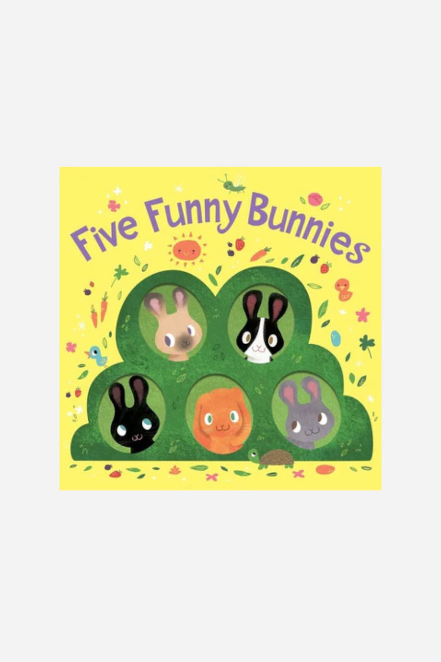 5 Funny Bunnies Board Book – front view