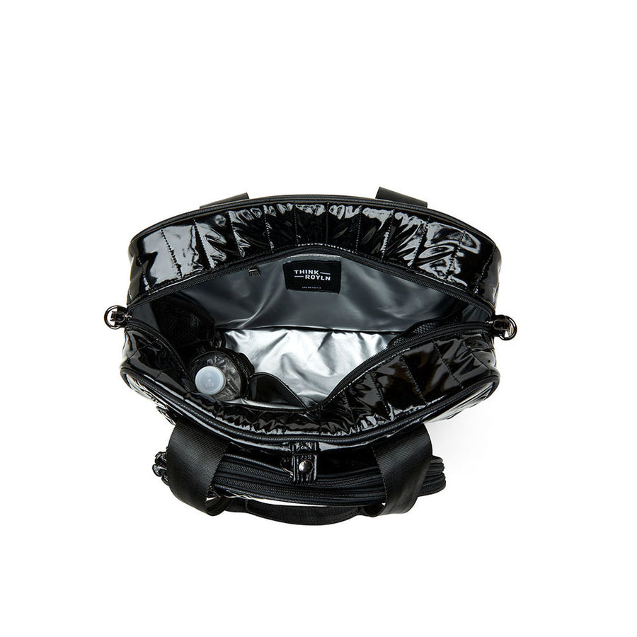 Think Royln Sporty Spice Pickleball Bag in Black Patent