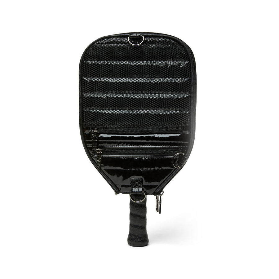 Think Royln Sporty Spice Pickleball Bag in Black Patent