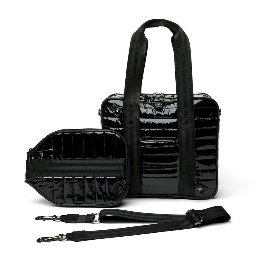 Think Royln Sporty Spice Pickleball Bag in Black Patent