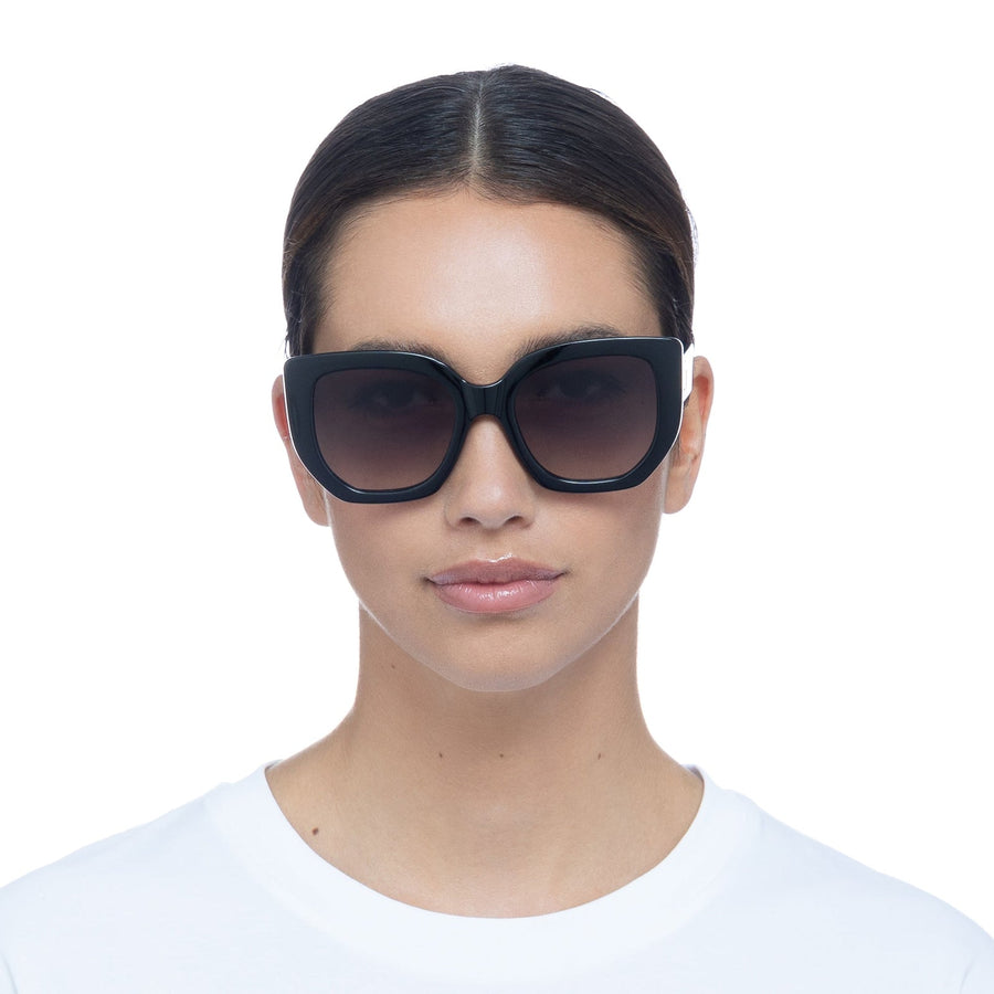 Le Specs Euphoria Sunglasses in Black