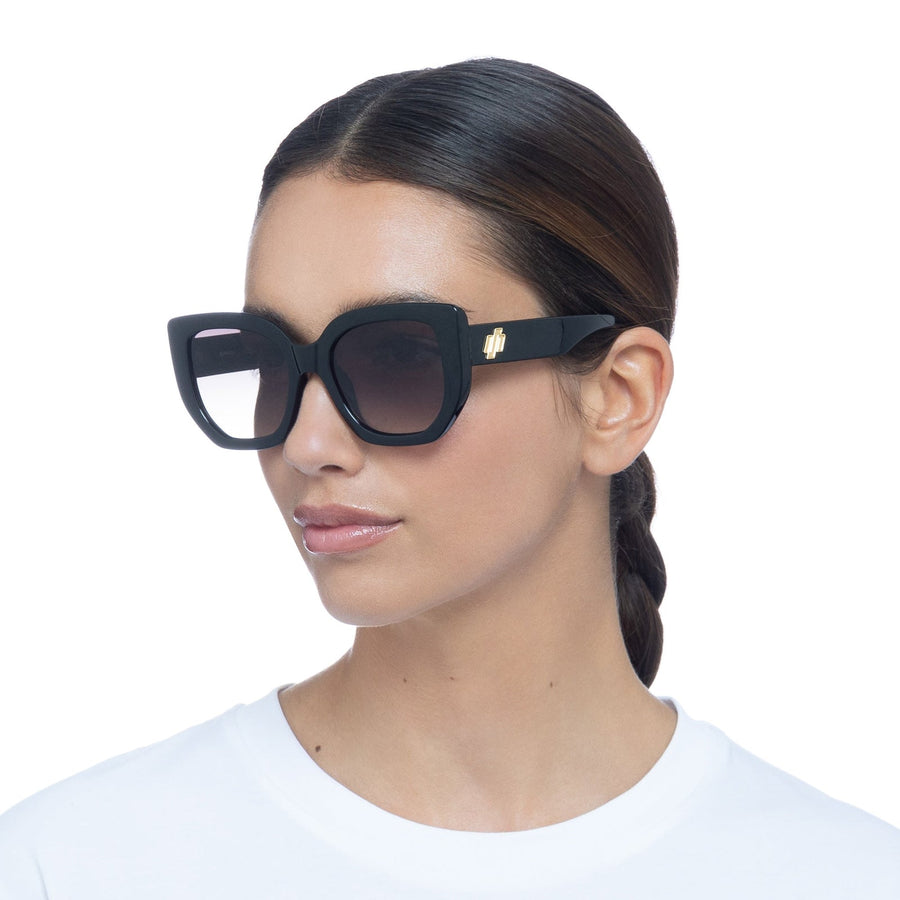 Le Specs Euphoria Sunglasses in Black