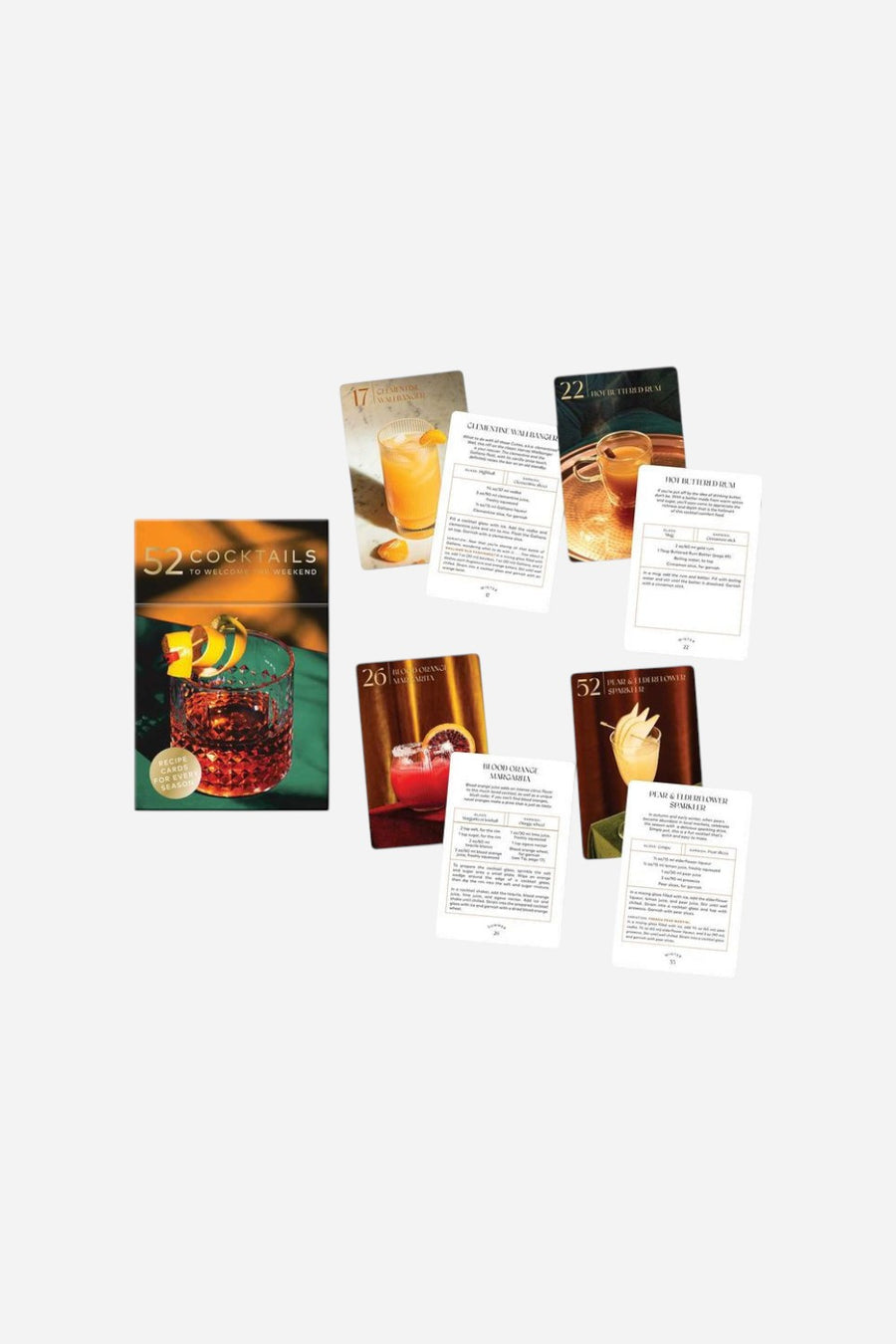 52 Cocktails to Welcome the Weekend: A Cocktail Deck