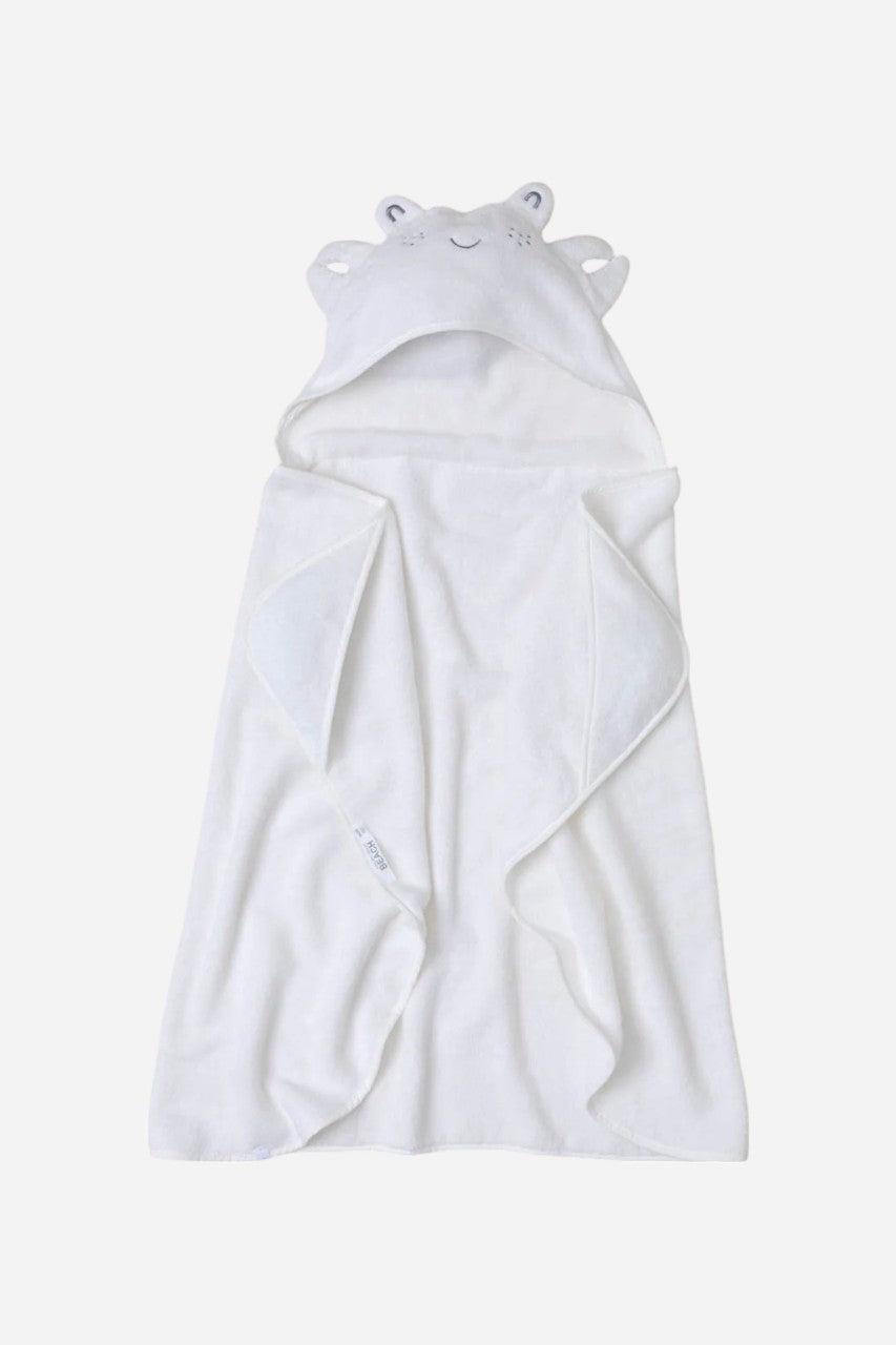 Barefoot Dreams Toddler Hood Towel/Washcloth Sea Salt