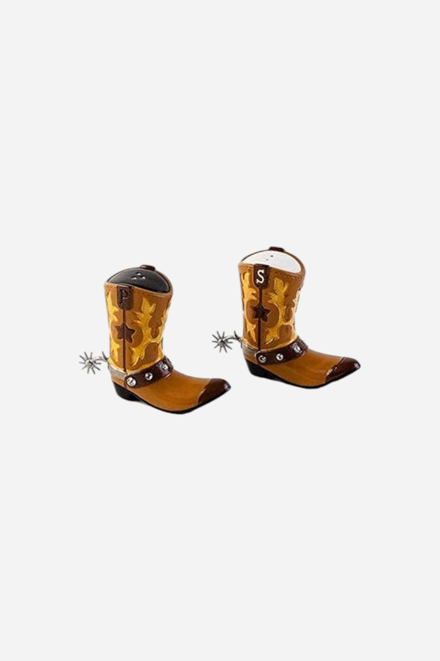 One Hundred 80 Degrees Cowboy Boot Salt and Pepper Shakers
