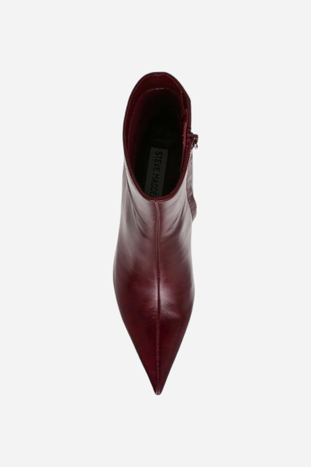 Steve Madden Alston Burgundy Leather Bootie – CHROME