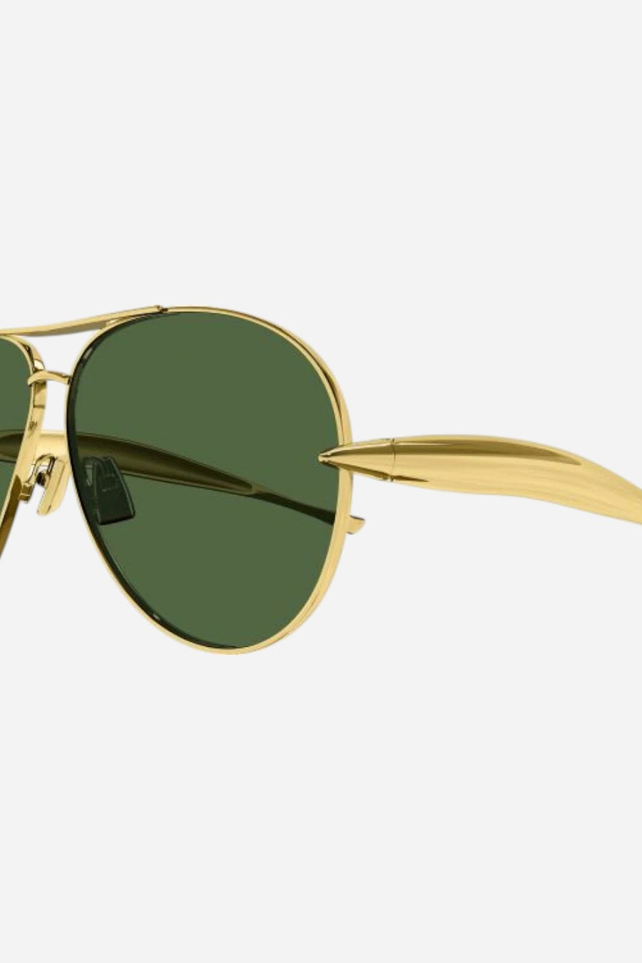 Bottega Veneta Gold Aviator Sunglasses - Bv1305s-001 64