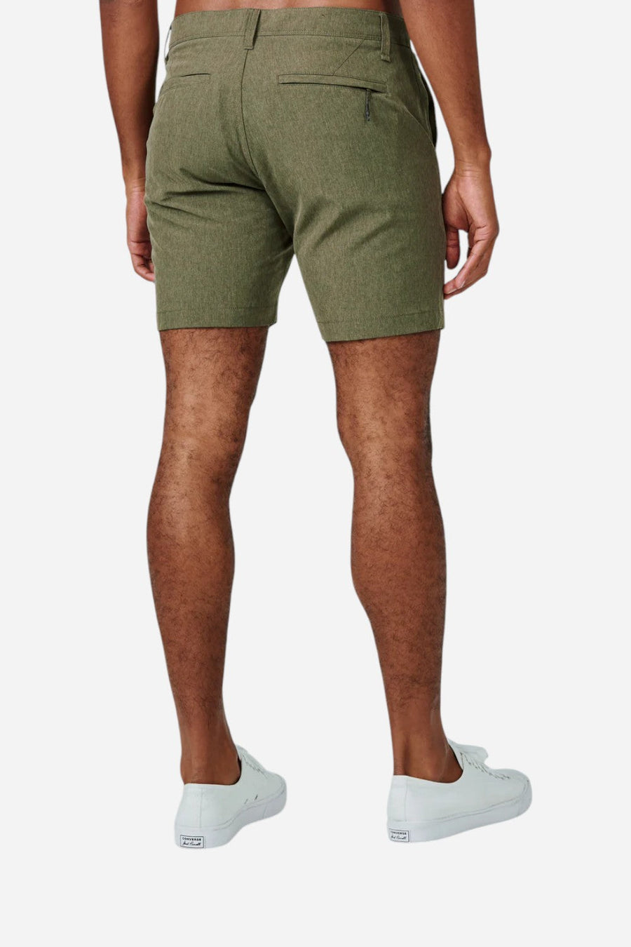 7 Diamonds Aeroplane 7" Short in Olive – detail