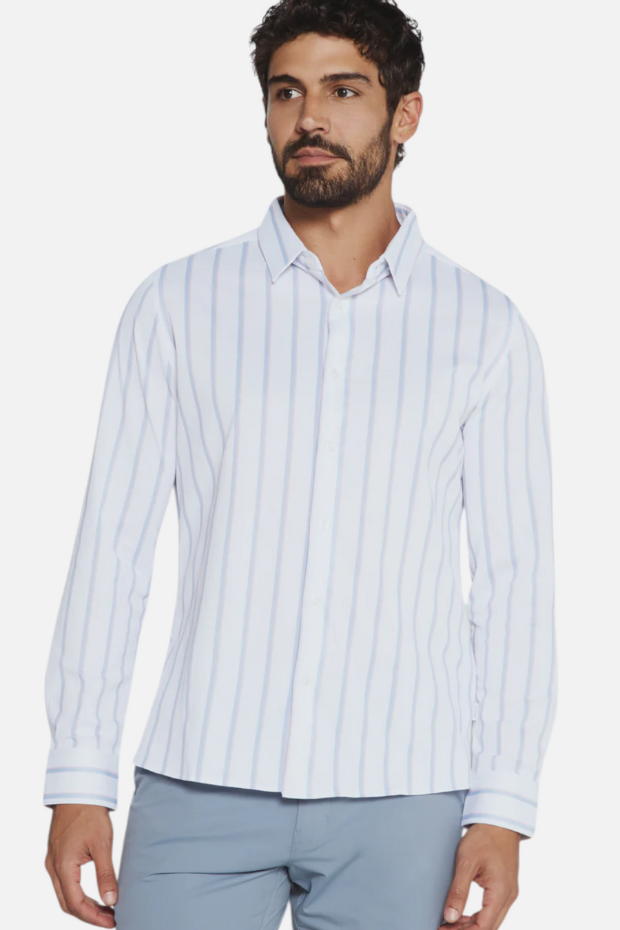 7 Diamonds Alton Long Sleeve in White – front view