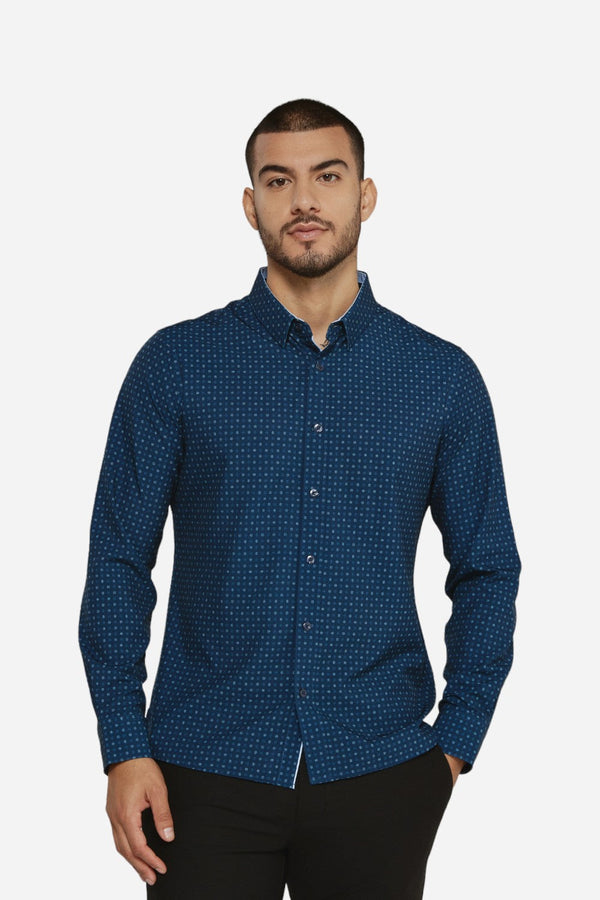 7 Diamonds Amis Long Sleeve Navy
