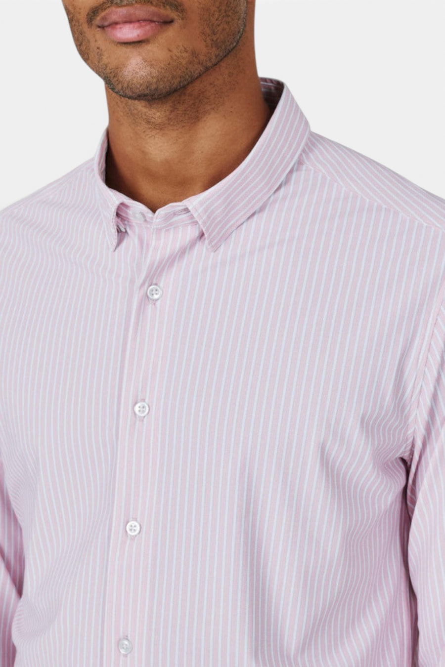 7 Diamonds Camden Long Sleeve Shirt in Pink – detail