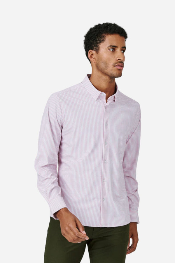 7 Diamonds Camden Long Sleeve Shirt in Pink