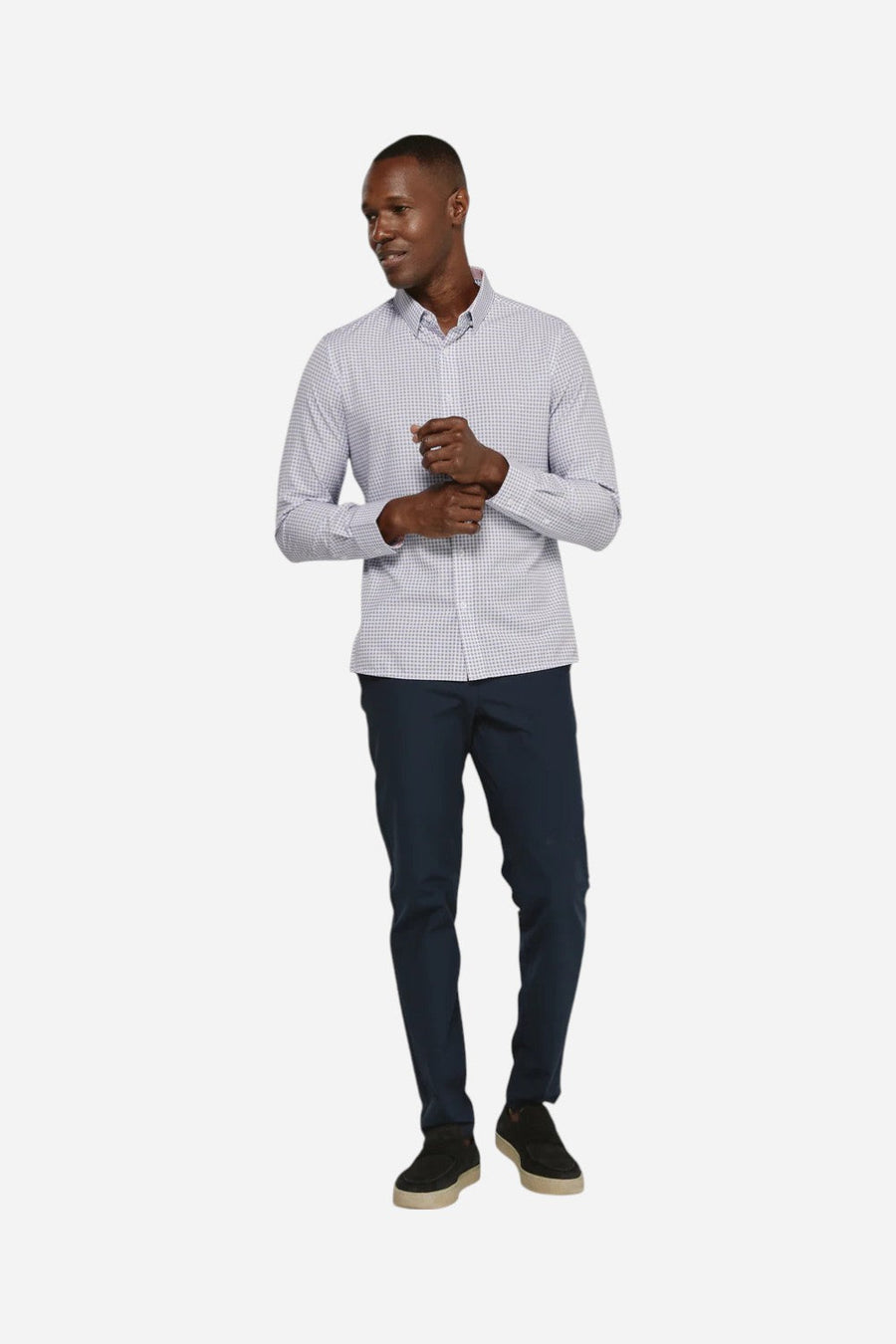 7 Diamonds Cyril Long Sleeve Shirt in Rose – detail