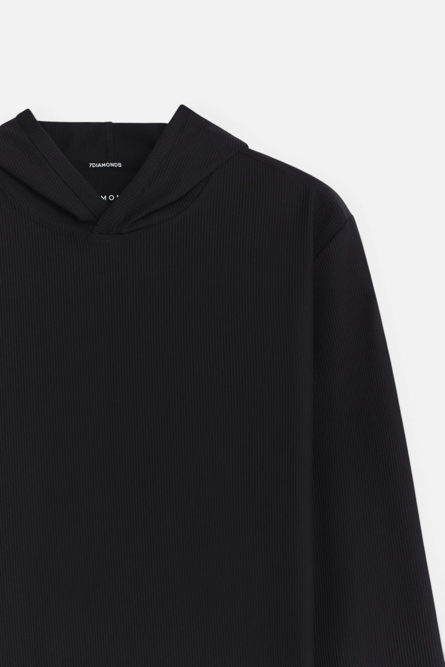 7 Diamonds Drift Hoodie in Black – detail