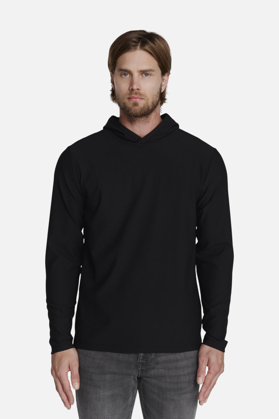 7 Diamonds Drift Hoodie in Black – front view