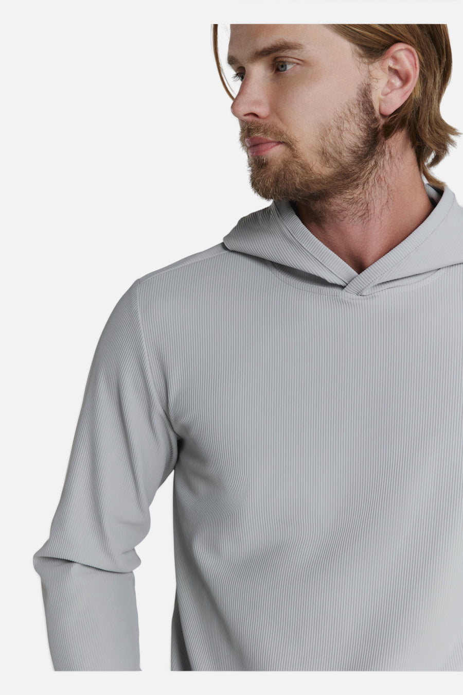 7 Diamonds Drift Hoodie in Grey – side view