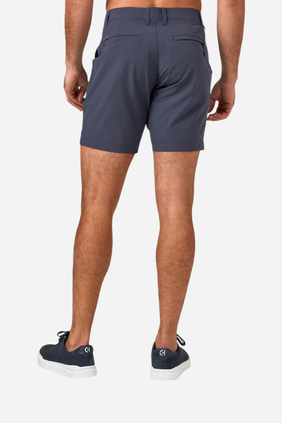 7 Diamonds Dynamic 7" Hybrid Short in Navy – side view