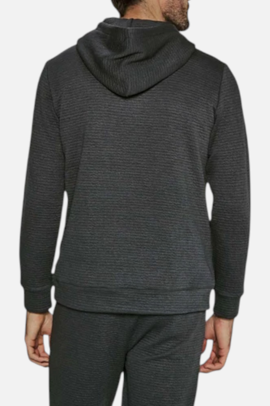 7 Diamonds Elevate Hoodie in Anthricite – back view