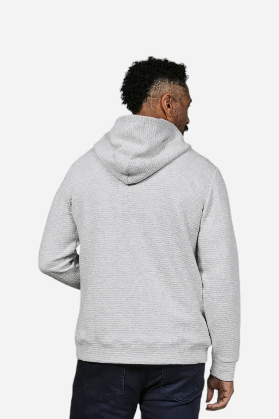 7 Diamonds Elevate Hoodie Light Grey – back view
