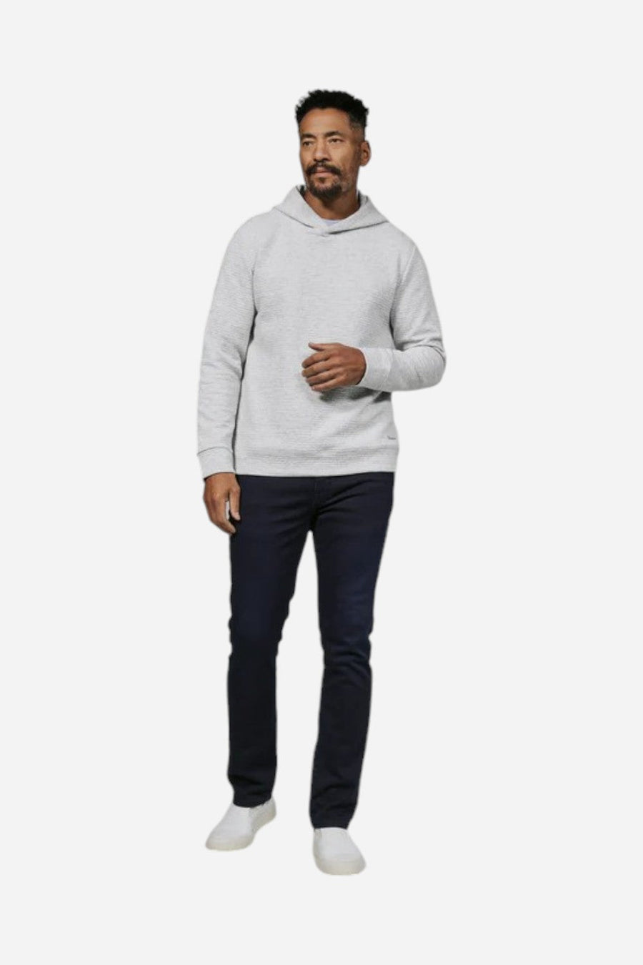 7 Diamonds Elevate Hoodie Light Grey – detail