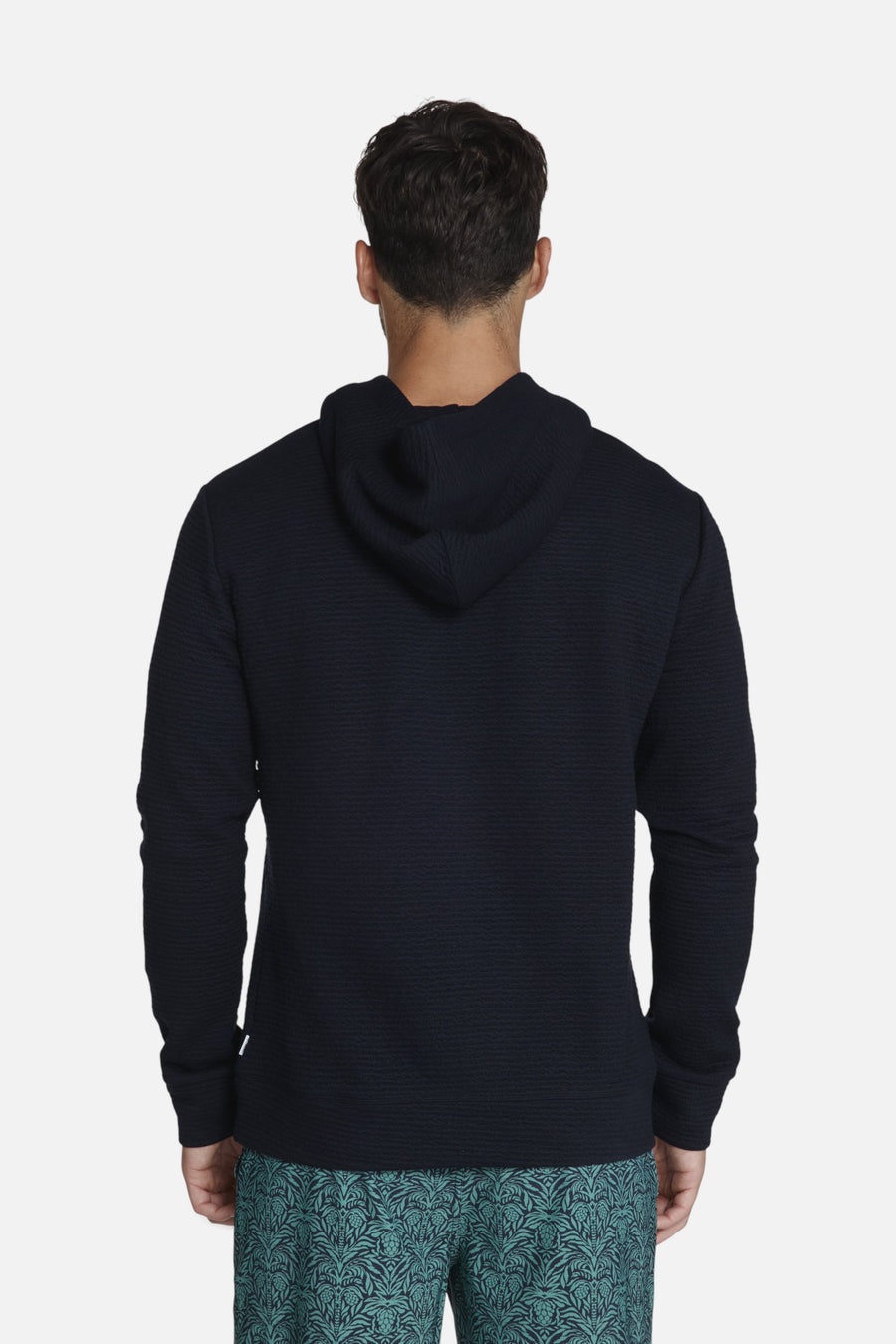 7 Diamonds Elevate Hoodie in Navy – back view