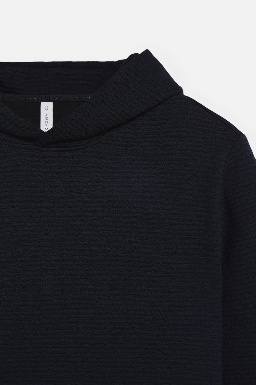7 Diamonds Elevate Hoodie in Navy – detail