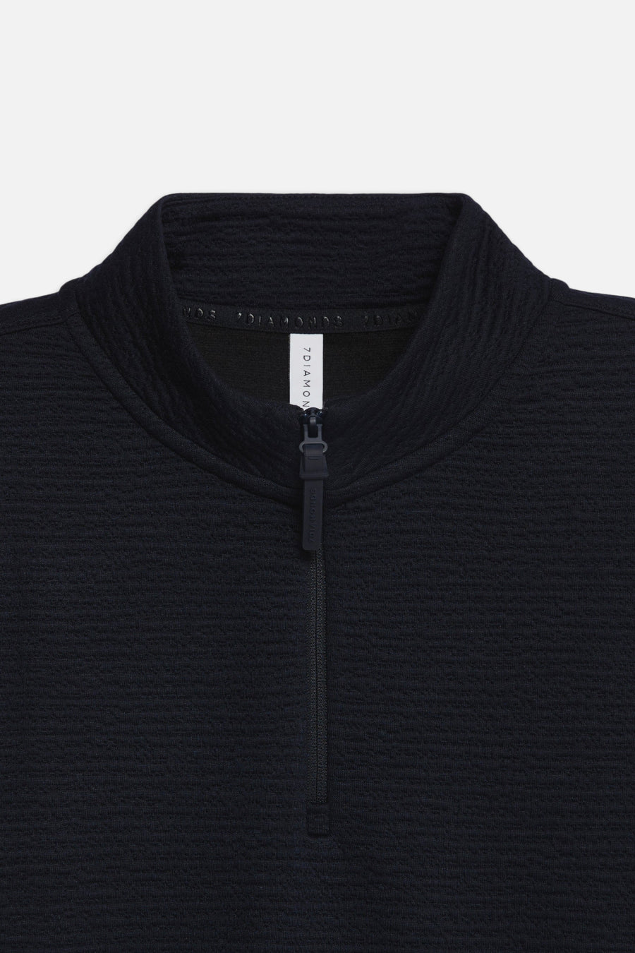 7 Diamonds Elevate Quarter Zip in Navy – detail