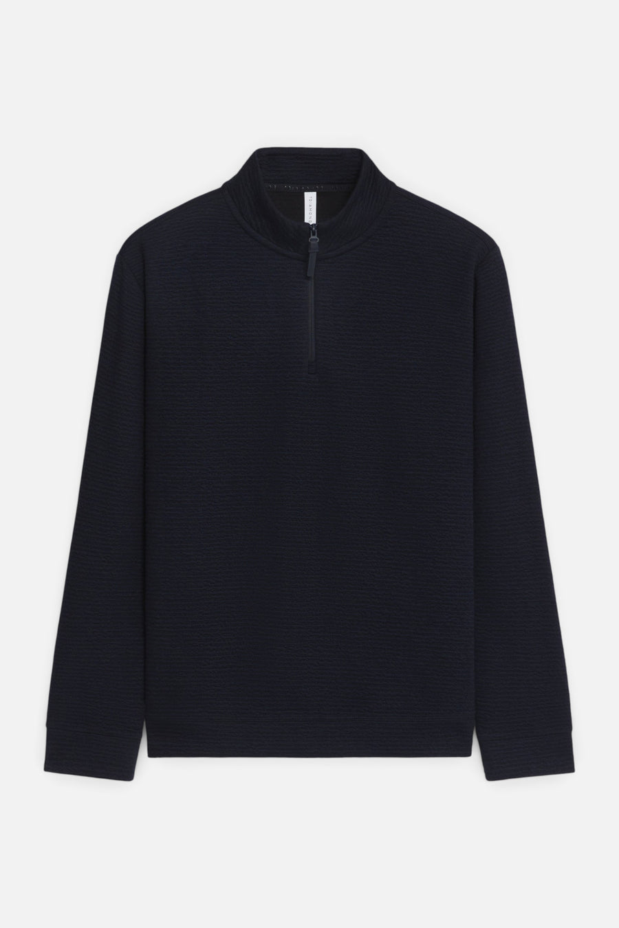 7 Diamonds Elevate Quarter Zip in Navy – flat lay