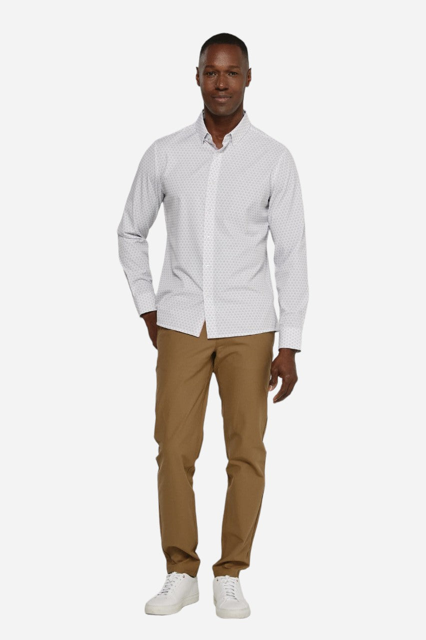7 Diamonds Enrys Long Sleeve Shirt in Natural – side view