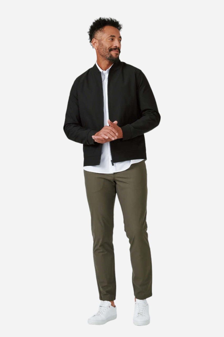 7 Diamonds Infinity Bomber Jacket in Black – detail