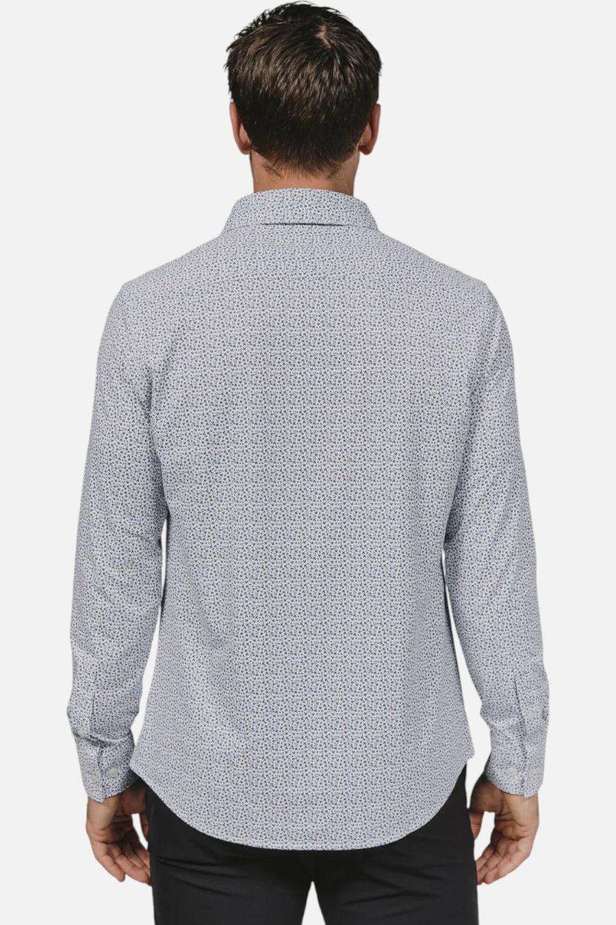 7 Diamonds Madrid Long Sleeve in White – on model