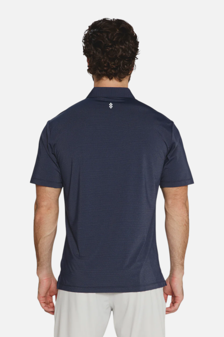 7 Diamonds Men's Dawn Patrol Polo in Navy – detail